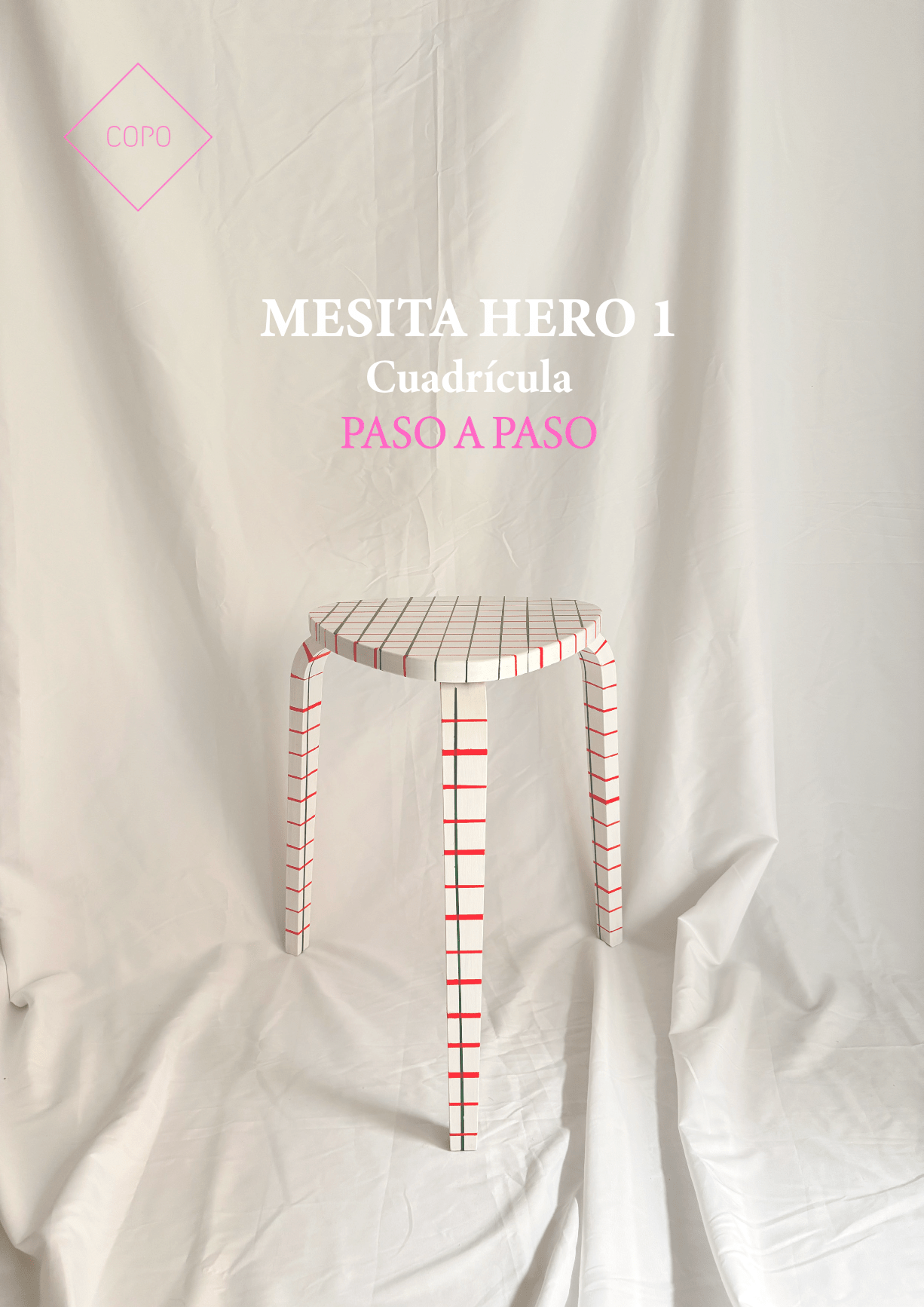 Dosier DIY Mesita Hero 1 - Cuadrícula - Copo Furniture