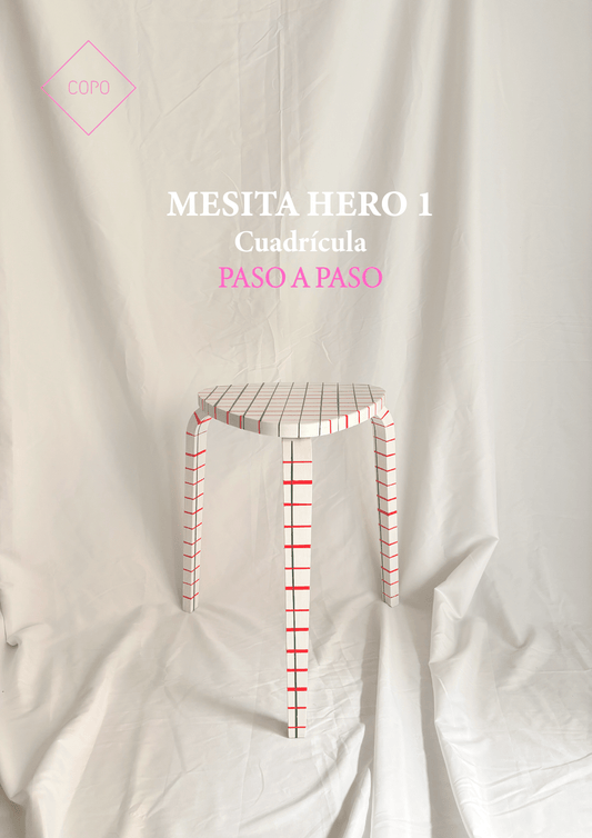 Dosier DIY Mesita Hero 1 - Cuadrícula - Copo Furniture